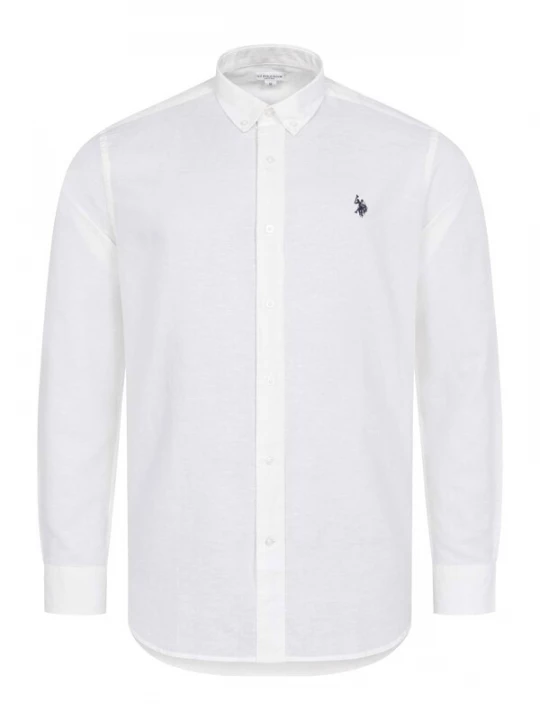 Foto van product U.S. POLO ASSN. Overhemd navy / wit