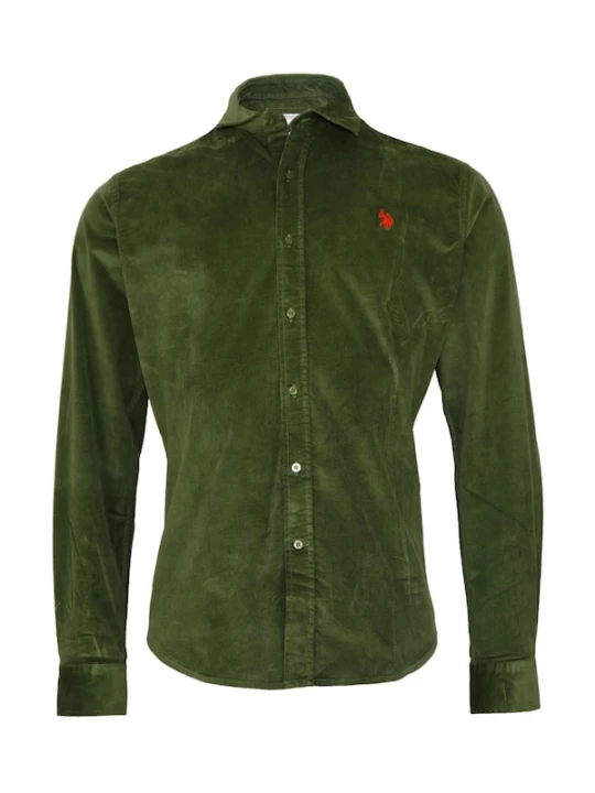 Foto van product U.S. POLO ASSN. Overhemd olijfgroen