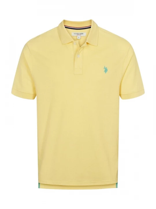 Foto van product U.S. POLO ASSN. Overhemd 'UMALFRED' aqua / geel