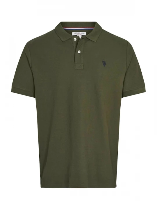 Foto van product U.S. POLO ASSN. Overhemd 'UMALFRED' donkerblauw / donkergroen