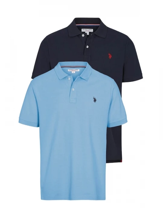 Foto van product U.S. POLO ASSN. Overhemd 'UMAlfred' marine / lichtblauw