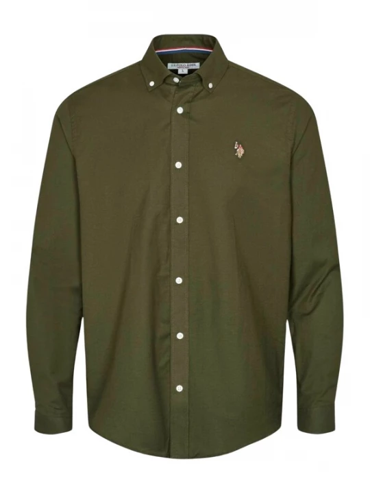 Foto van product U.S. POLO ASSN. Overhemd 'UMCalvert' olijfgroen