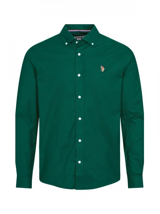 Foto van product U.S. POLO ASSN. Overhemd 'UMEsmar' smaragd