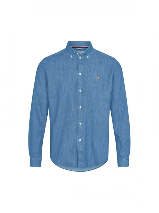 Foto van product U.S. POLO ASSN. Overhemd ' USCraig ' blauw