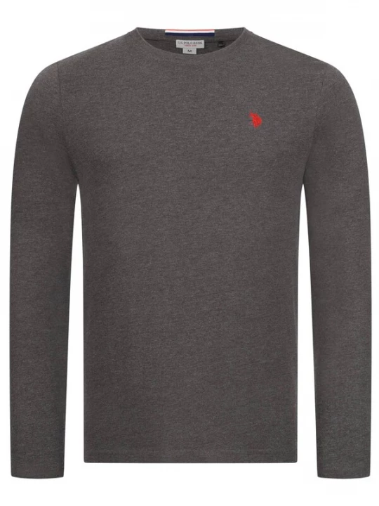 Foto van product U.S. POLO ASSN. Shirt antraciet / rood