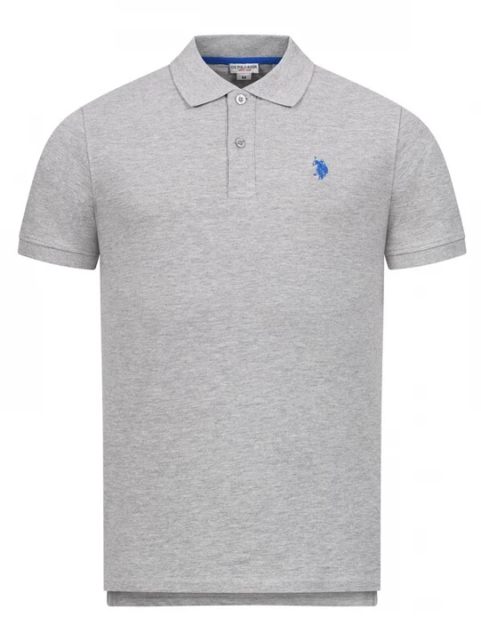 Foto van product U.S. POLO ASSN. Shirt azuur / grijs gemêleerd
