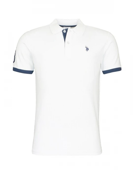 Foto van product U.S. POLO ASSN. Shirt 'Big DBH no 3' blauw / wit