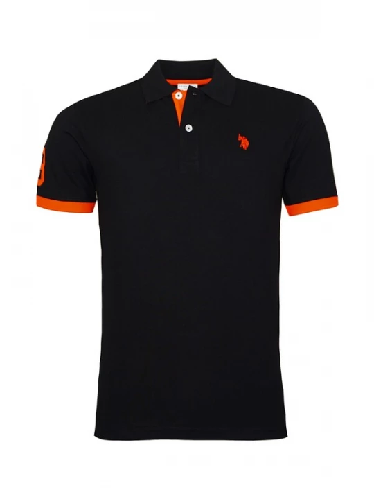 Foto van product U.S. POLO ASSN. Shirt 'Big DBH no 3' oranje / zwart