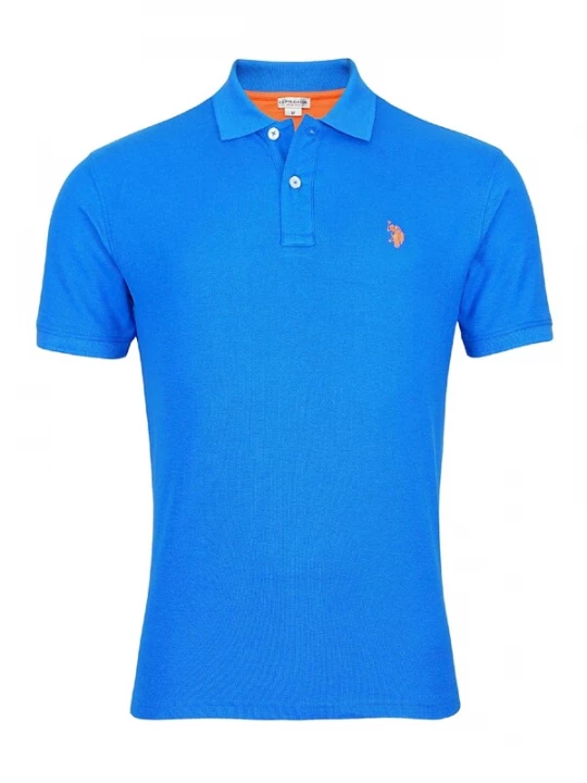 Foto van product U.S. POLO ASSN. Shirt blauw / oranje