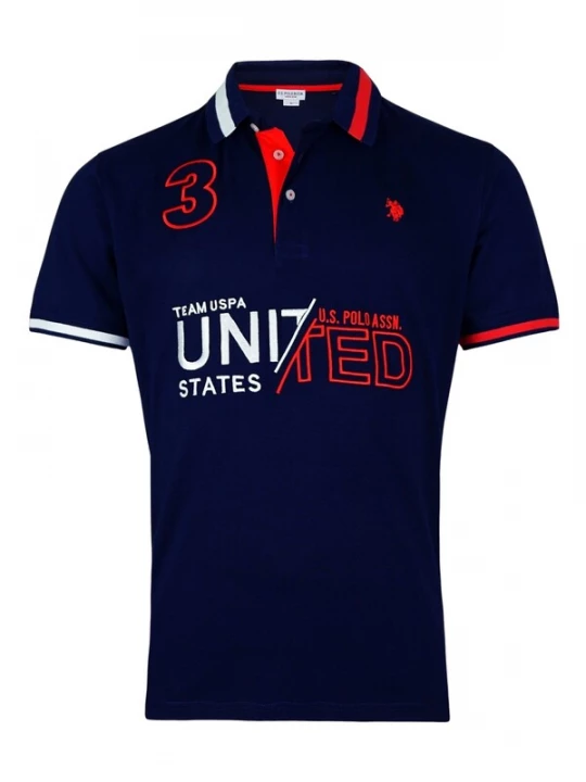 Foto van product U.S. POLO ASSN. Shirt blauw / rood / wit