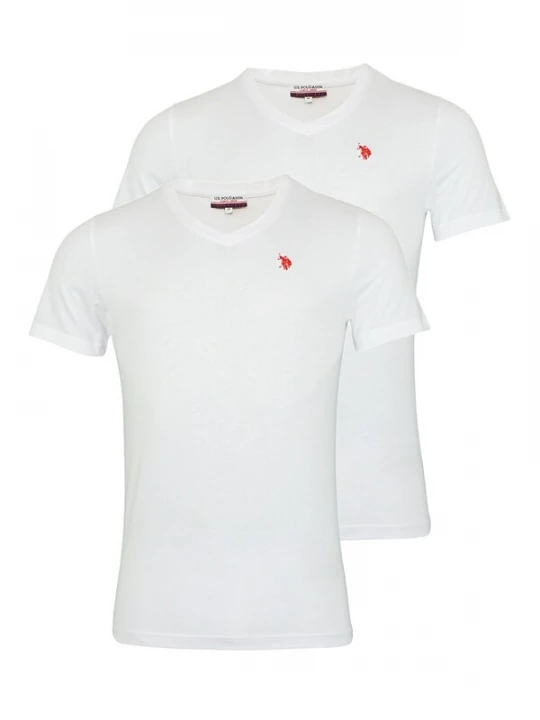 Foto van product U.S. POLO ASSN. Shirt bloedrood / wit