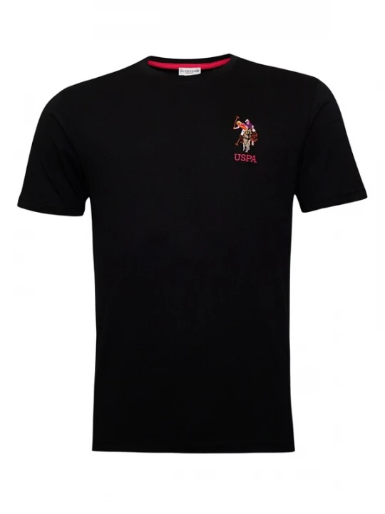 Foto van product U.S. POLO ASSN. Shirt bloedrood / zwart / natuurwit