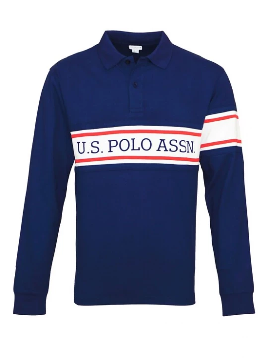 Foto van product U.S. POLO ASSN. Shirt donkerblauw / rood / wit