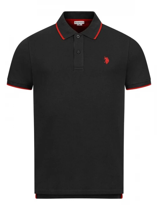 Foto van product U.S. POLO ASSN. Shirt donkerrood / zwart