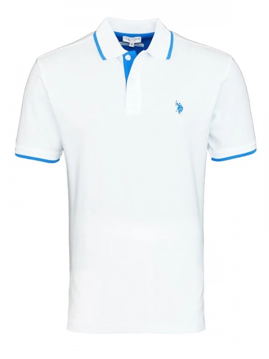 Foto van product U.S. POLO ASSN. Shirt 'Fashion' blauw / rood / wit