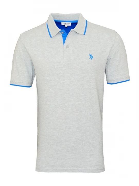 Foto van product U.S. POLO ASSN. Shirt grijs gemêleerd