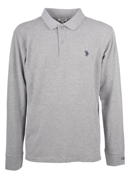 Foto van product U.S. POLO ASSN. Shirt grijs gemêleerd