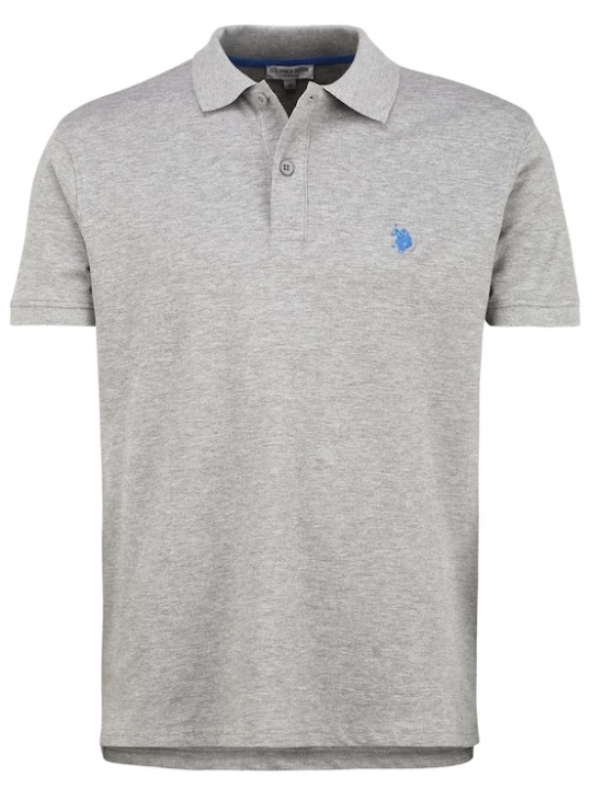 Foto van product U.S. POLO ASSN. Shirt grijs gemêleerd