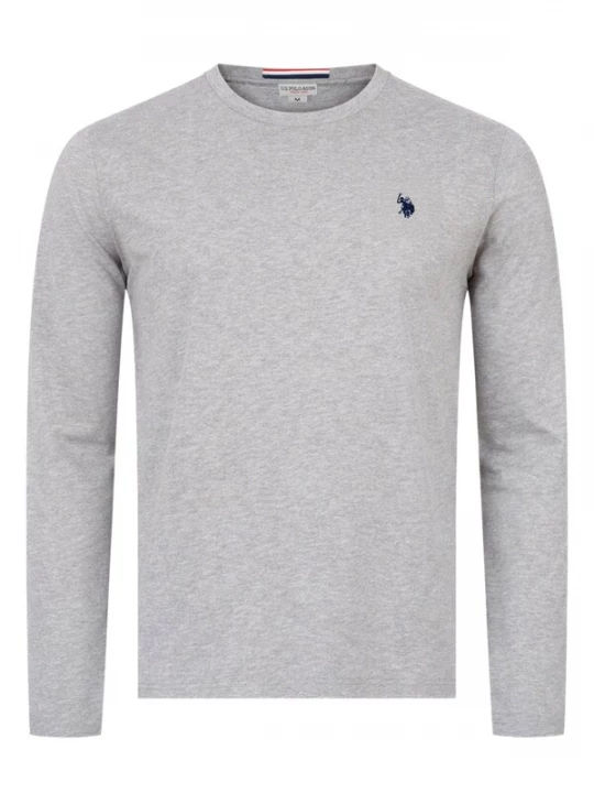 Foto van product U.S. POLO ASSN. Shirt grijs gemêleerd