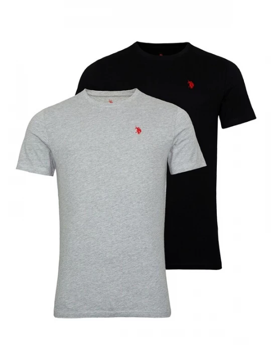 Foto van product U.S. POLO ASSN. Shirt grijs / rood / zwart
