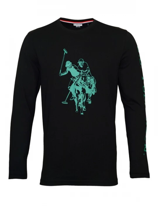 Foto van product U.S. POLO ASSN. Shirt groen / zwart