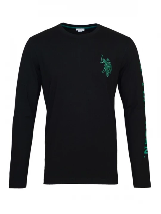 Foto van product U.S. POLO ASSN. Shirt jade groen / zwart