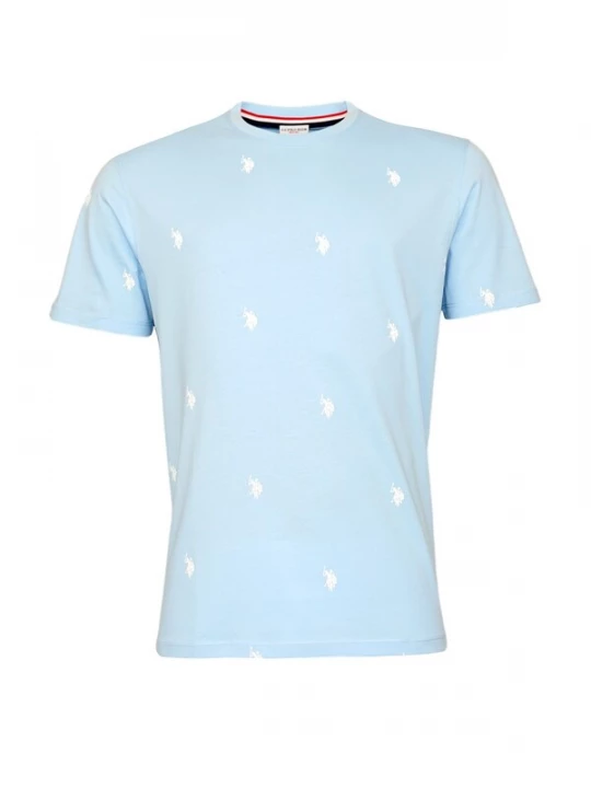 Foto van product U.S. POLO ASSN. Shirt lichtblauw / wit