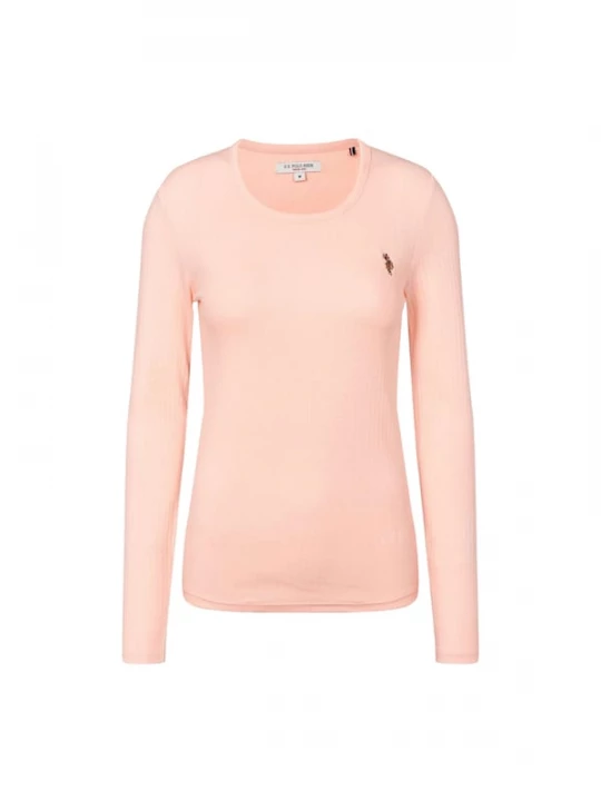 Foto van product U.S. POLO ASSN. Shirt lichtroze / zwart