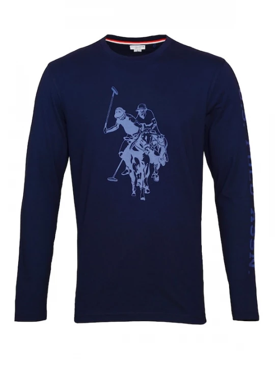 Foto van product U.S. POLO ASSN. Shirt navy / lichtblauw