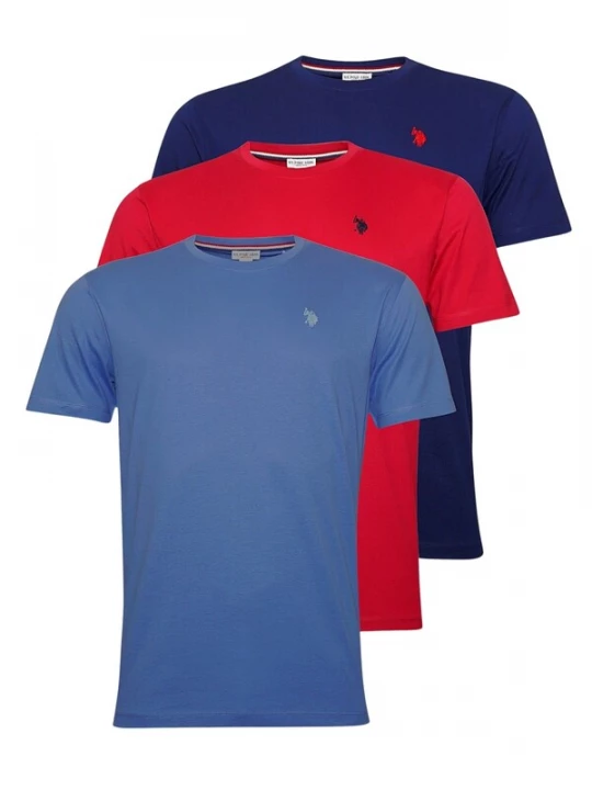 Foto van product U.S. POLO ASSN. Shirt navy / smoky blue / bloedrood