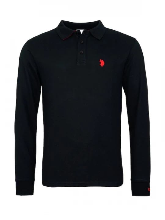 Foto van product U.S. POLO ASSN. Shirt rood / zwart