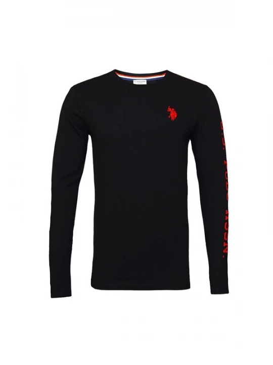Foto van product U.S. POLO ASSN. Shirt rood / zwart