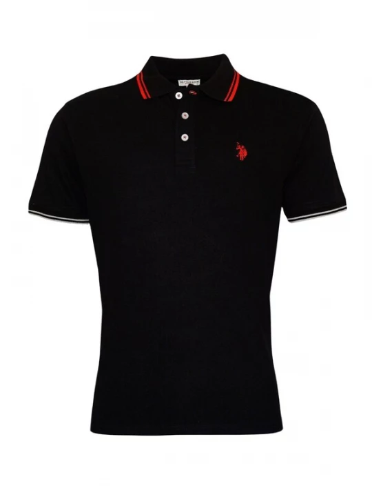 Foto van product U.S. POLO ASSN. Shirt rood / zwart