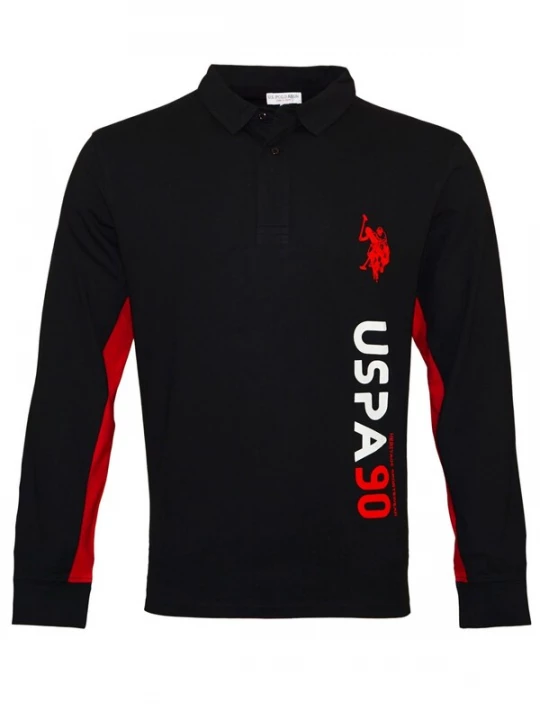 Foto van product U.S. POLO ASSN. Shirt rood / zwart / wit