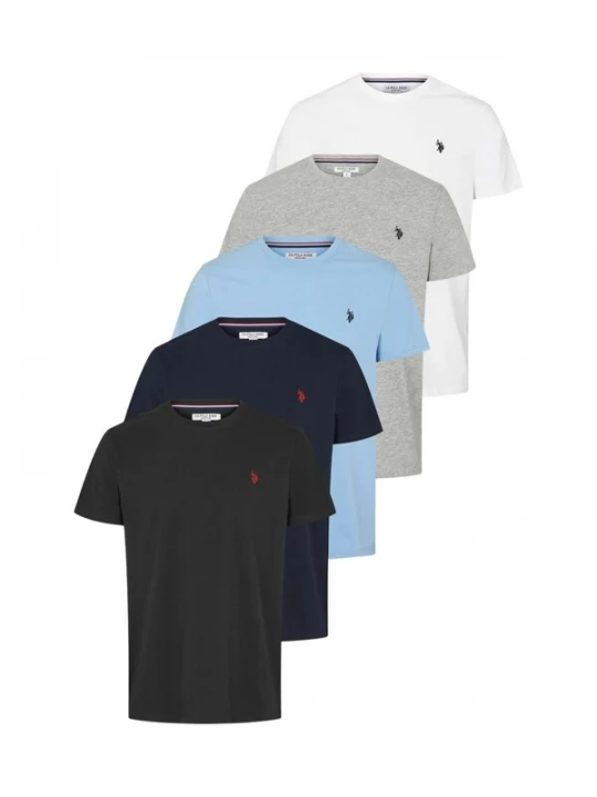 Foto van product U.S. POLO ASSN. Shirt 'UMArjun' blauw / grijs / wit