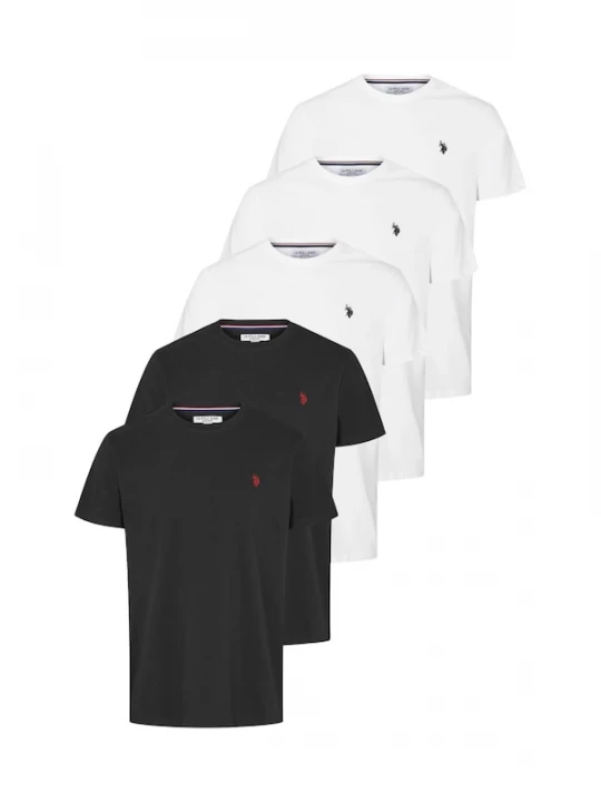 Foto van product U.S. POLO ASSN. Shirt 'UMArjun' navy / rood / zwart / wit