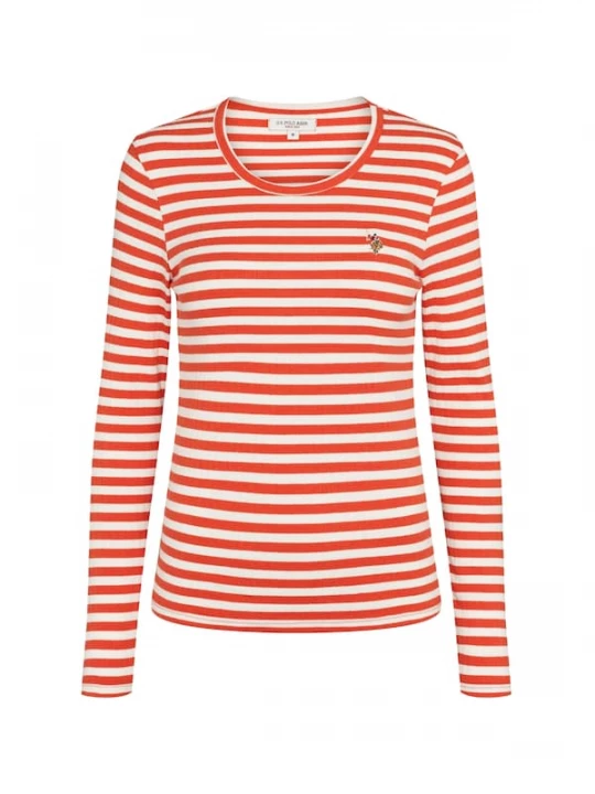Foto van product U.S. POLO ASSN. Shirt 'UWChanett' gemengde kleuren / grenadine / wit