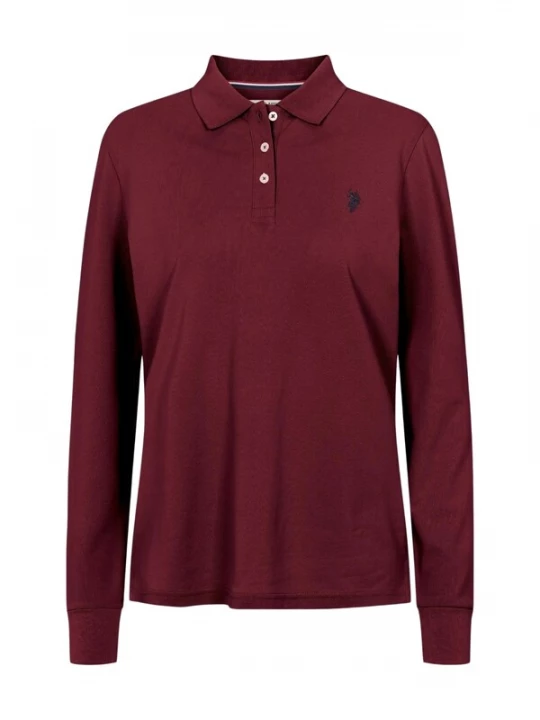 Foto van product U.S. POLO ASSN. Shirt 'UWLise' navy / donkerrood