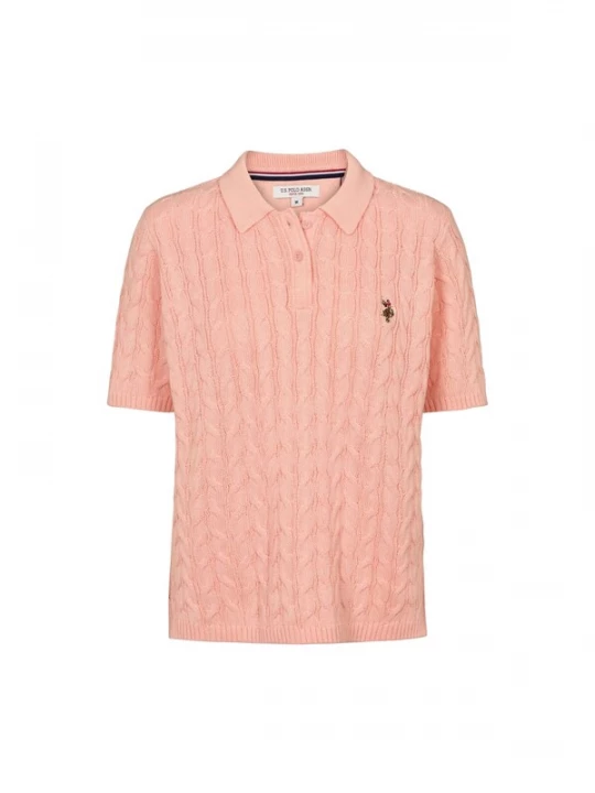 Foto van product U.S. POLO ASSN. Shirt 'UWMagda' zalm roze