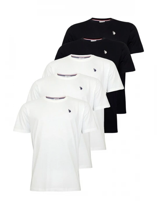 Foto van product U.S. POLO ASSN. Shirt zwart / wit