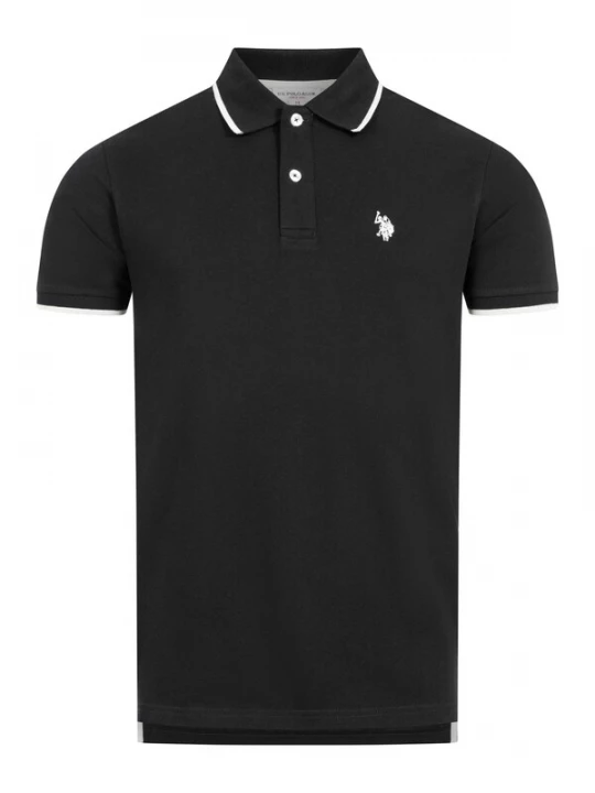 Foto van product U.S. POLO ASSN. Shirt zwart / wit