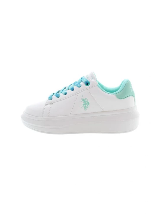 Foto van product U.S. POLO ASSN. Sneakers aqua / wit