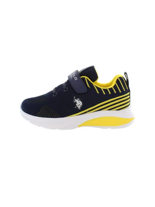Foto van product U.S. POLO ASSN. Sneakers donkerblauw / geel / wit