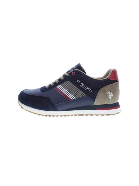 Foto van product U.S. POLO ASSN. Sneakers laag blauw / grijs / rood / wit