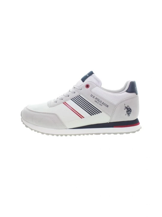 Foto van product U.S. POLO ASSN. Sneakers laag grijs / rood / zwart / wit