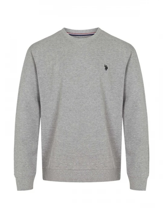 Foto van product U.S. POLO ASSN. Sweatshirt 'UMADLER' lichtgrijs / zwart