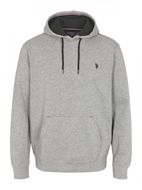 Foto van product U.S. POLO ASSN. Sweatshirt 'UMBRAYDEN' grijs gemêleerd / zwart