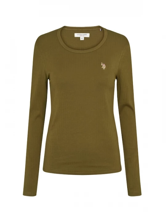 Foto van product U.S. POLO ASSN. Top olijfgroen