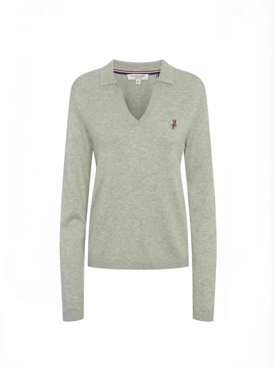 Foto van product U.S. POLO ASSN. Top ' UWLilwan ' grijs gemêleerd