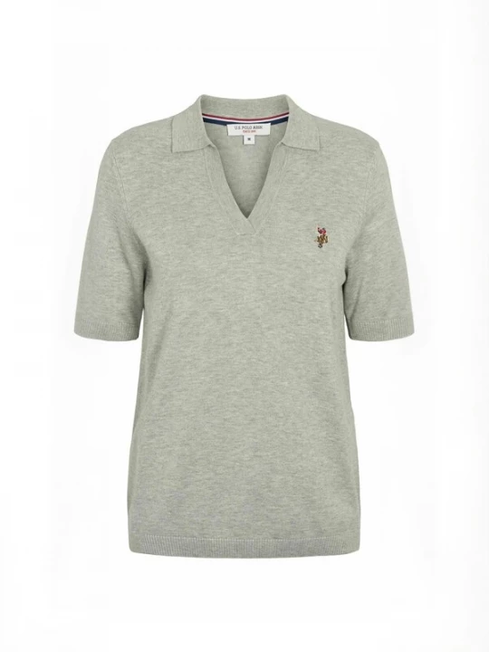 Foto van product U.S. POLO ASSN. Top ' UWLilwan ' grijs gemêleerd